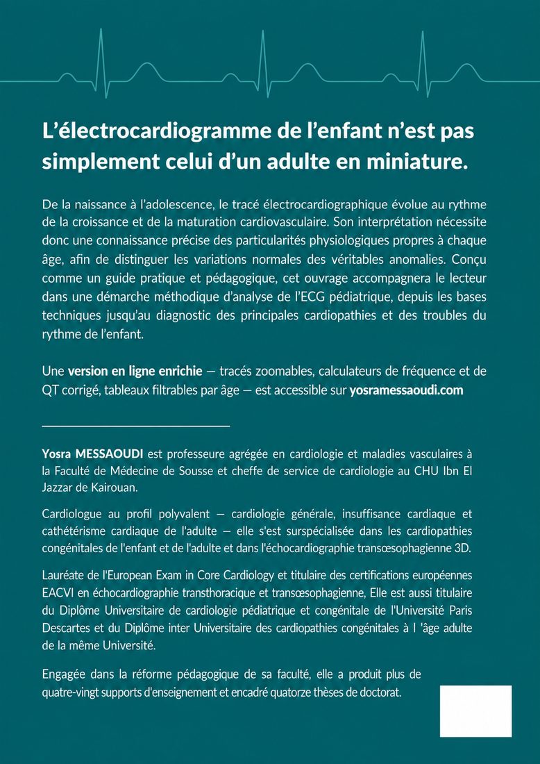 Couverture — Aide-mémoire d'ECG pédiatrique